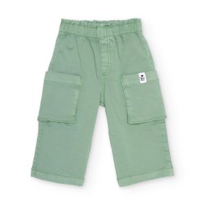 Pantalones de niña de plana y estilo cargo