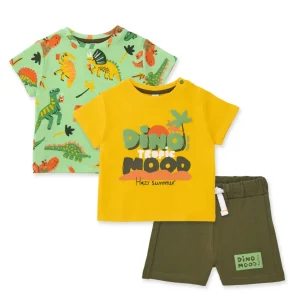 Conjunto de niño de punto de tres piezas