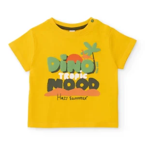 Camiseta de niño de punto con estampado frontal