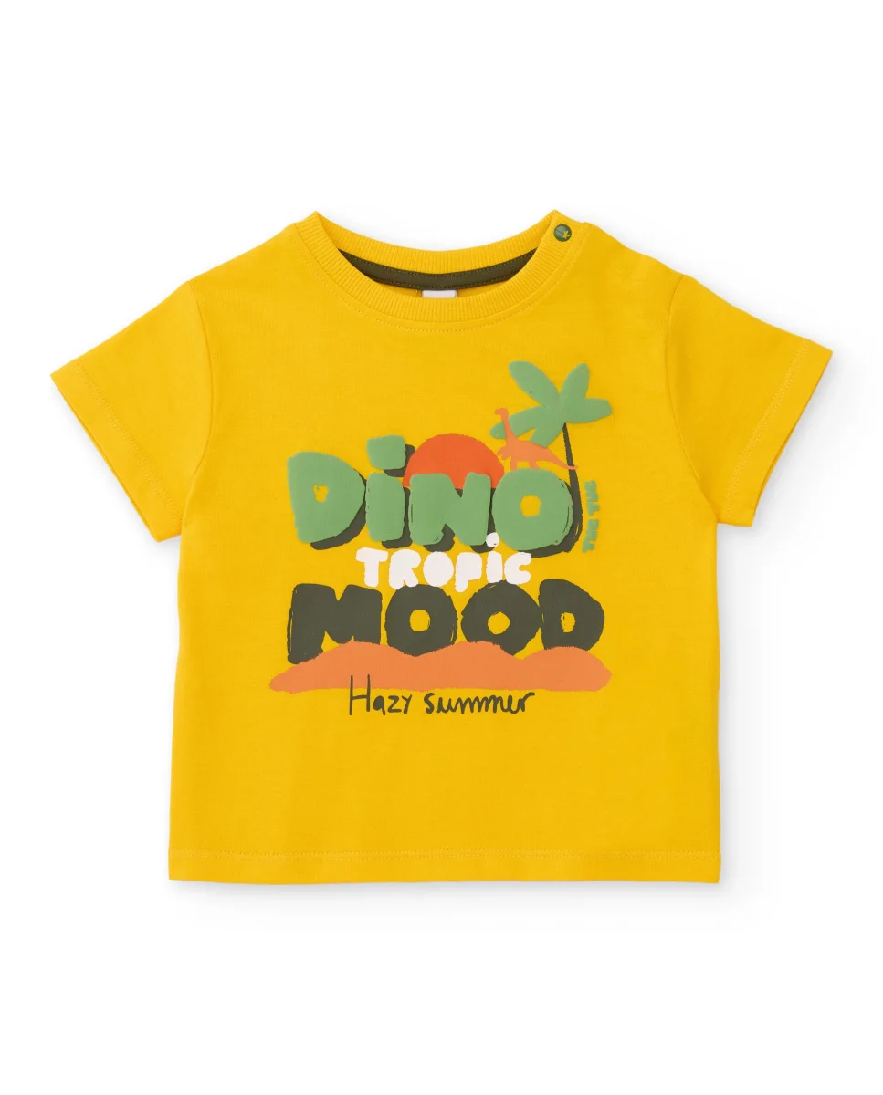 Camiseta de niño de punto con estampado frontal - Imagen 2