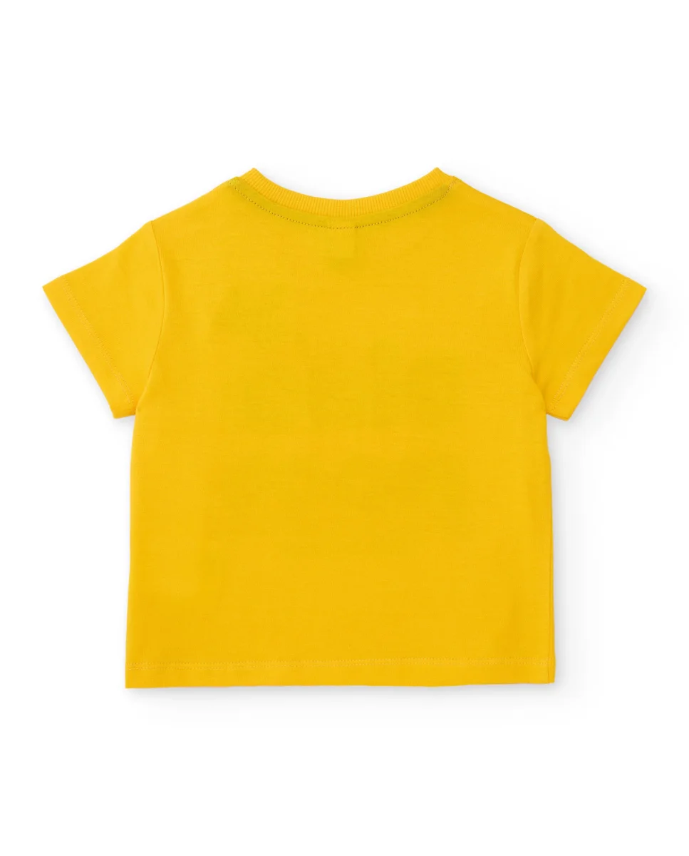 Camiseta de niño de punto con estampado frontal - Imagen 3