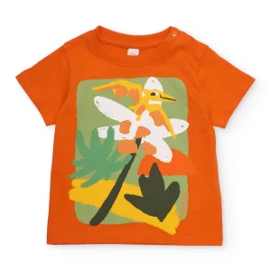 Camiseta de niño de punto con estampado frontal