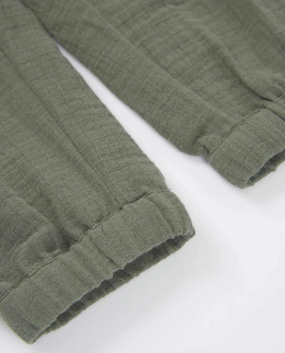 Pantalones de niño de plana con bolsillos cargo - Imagen 6