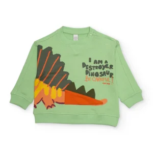 Sudadera de niño de punto con apliques en relieve