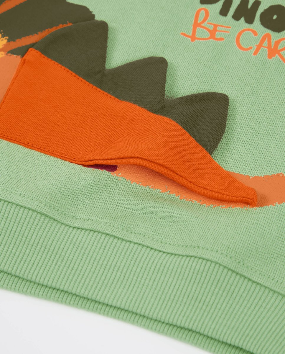 Sudadera de niño de punto con apliques en relieve - Imagen 5