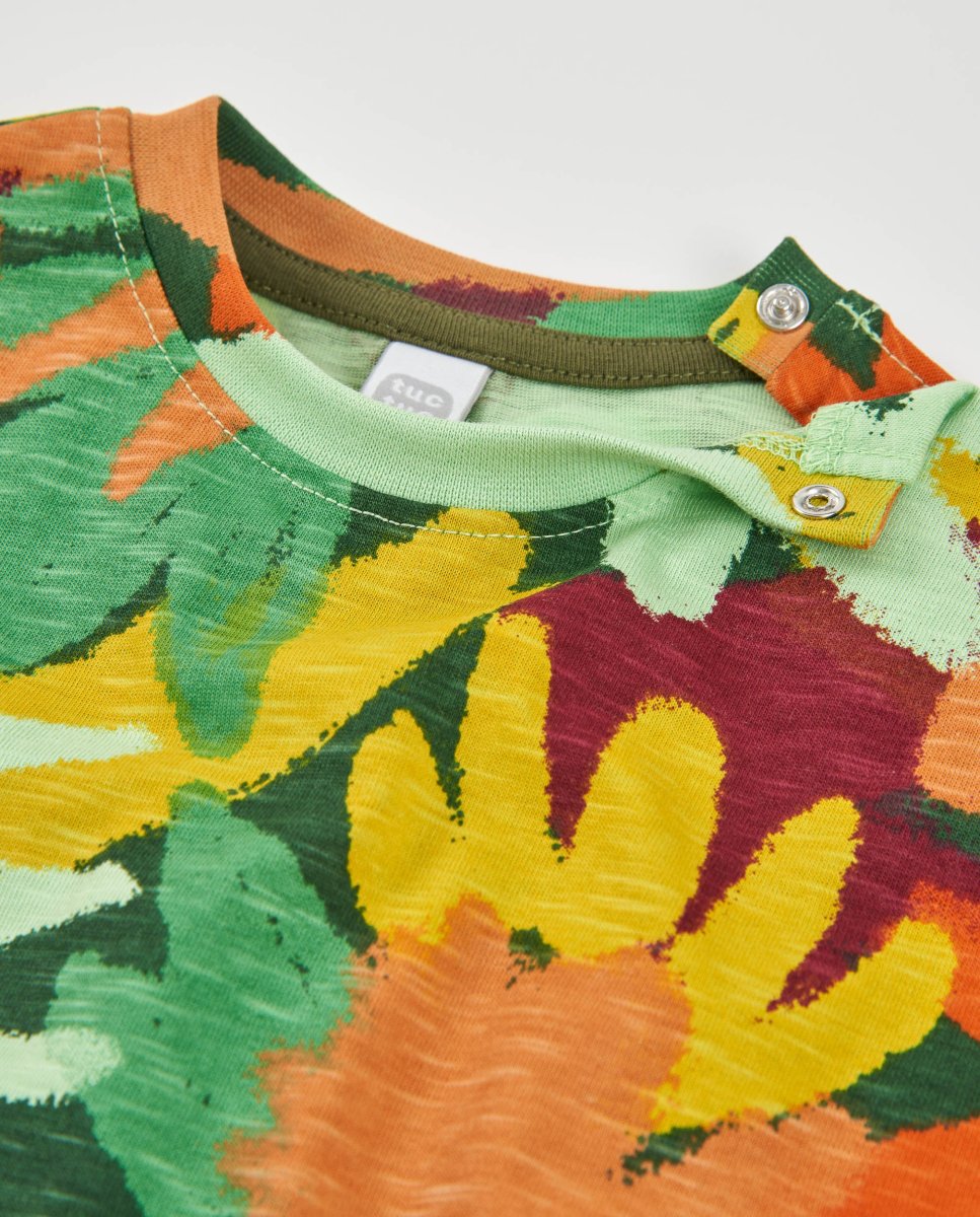 Camiseta de niño de punto con estampado integral - Imagen 5