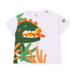 Camiseta de niño de punto con aplicación frontal