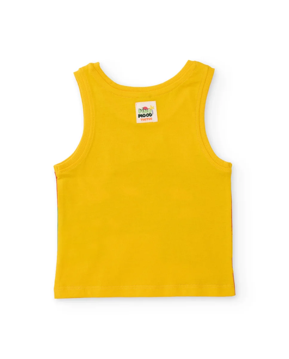 Camiseta de niño de punto y tirantes - Imagen 4
