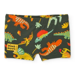 Bañador de niño de punto con estampado integral