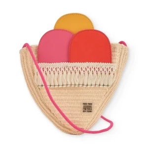 Bolso de niña de plana con forma de cucurucho