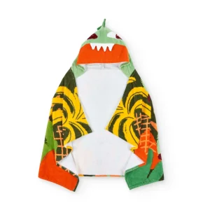 Toalla de niño de punto con capucha decorada
