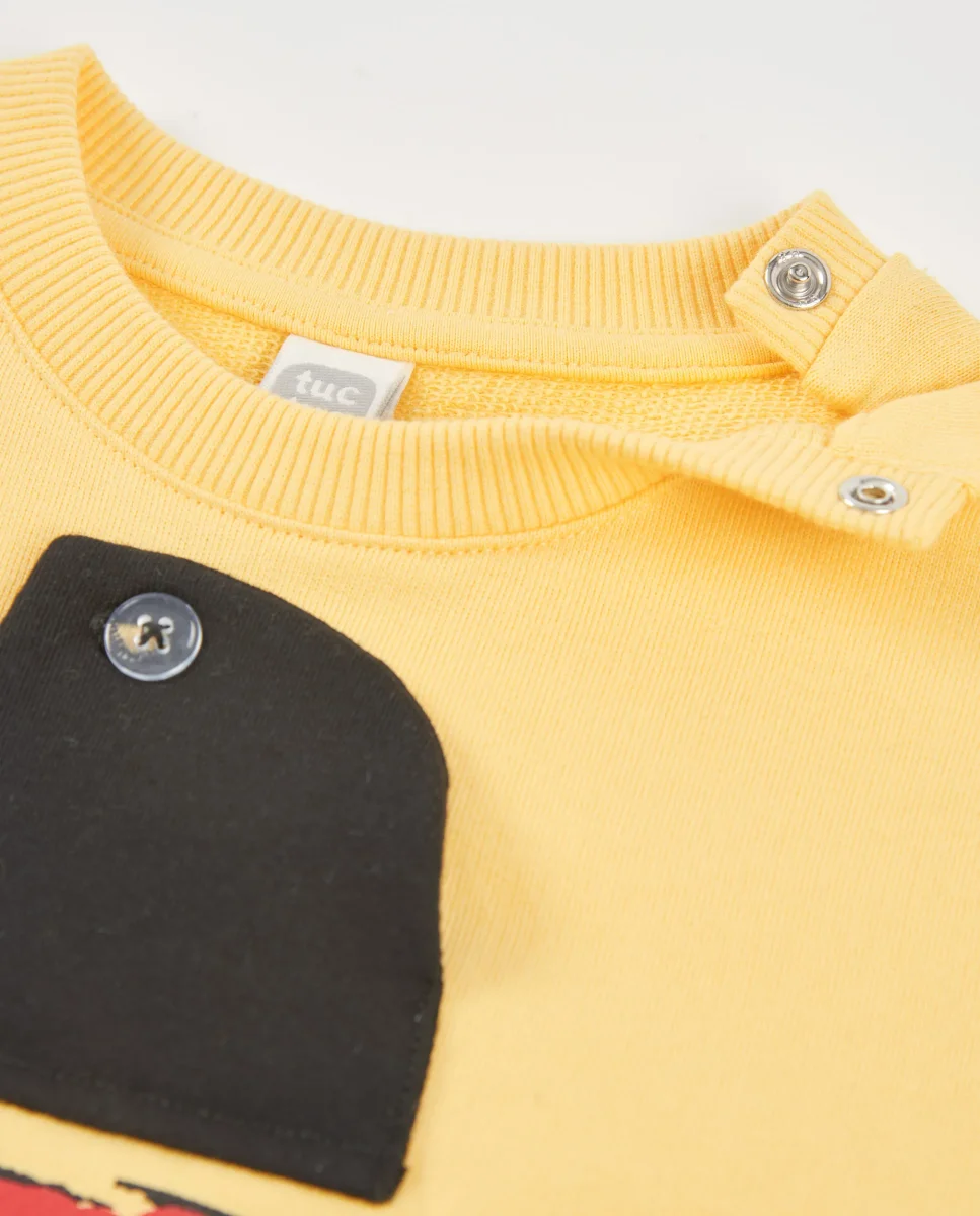 Sudadera de niño de punto con detalle en relieve - Imagen 4