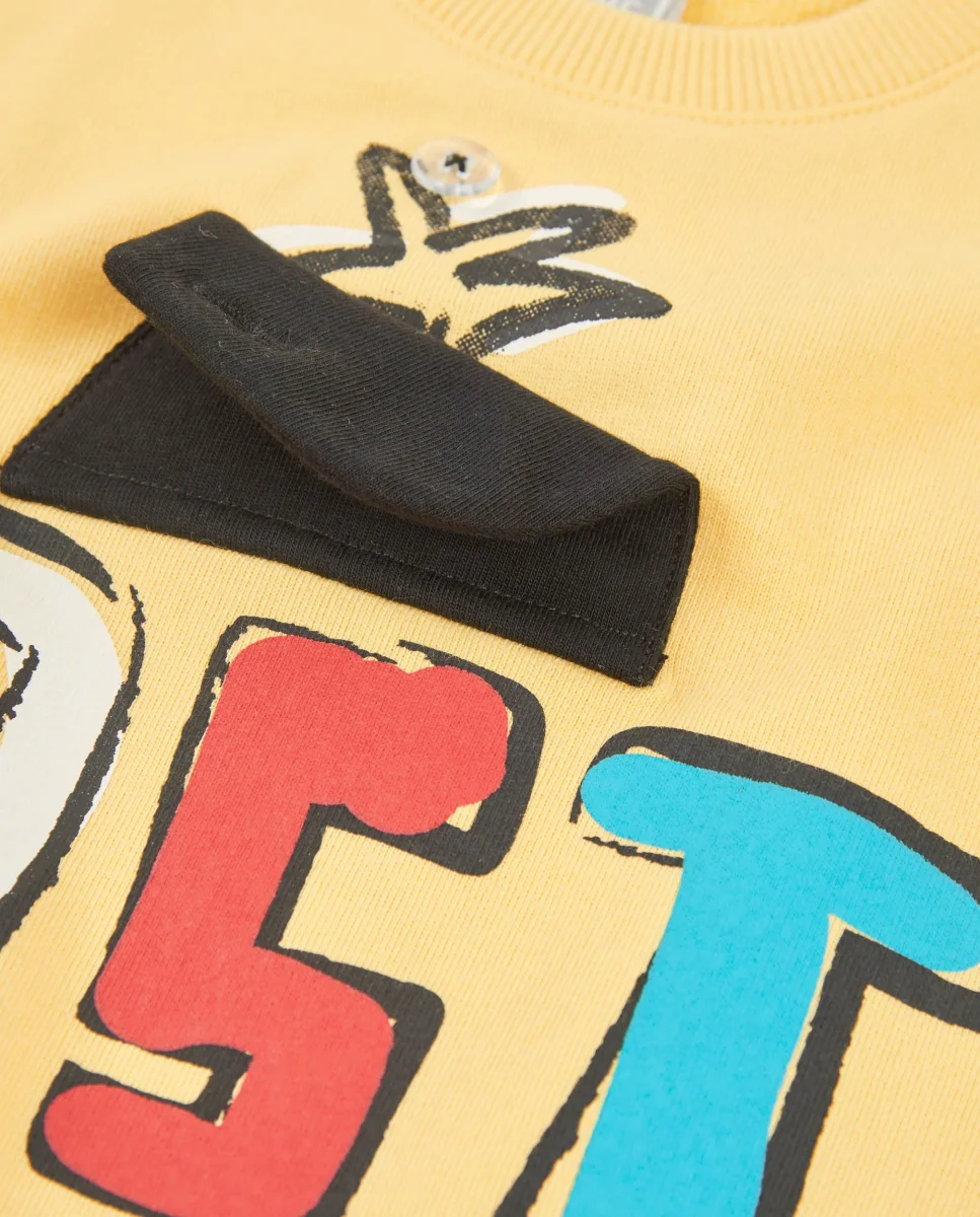 Sudadera de niño de punto con detalle en relieve - Imagen 5