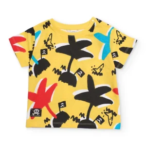 Camiseta de niño de punto con estampado integral
