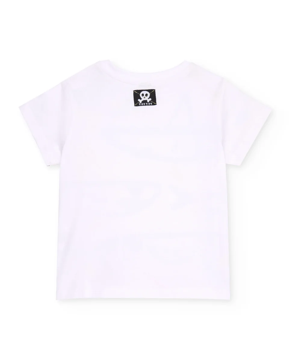 Camiseta de niño de punto y gráficos de tiburones - Imagen 4