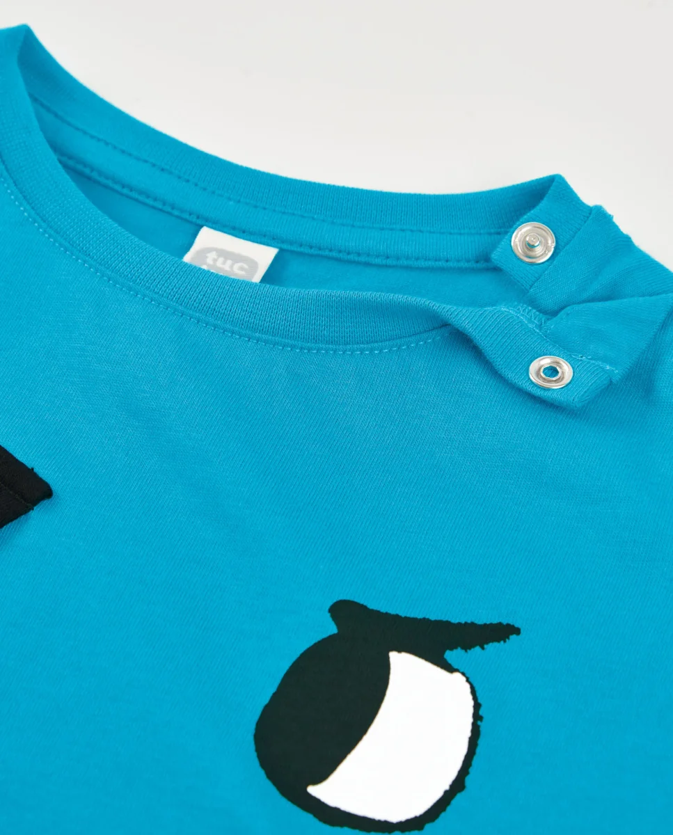 Camiseta de niño de punto con aletas laterales - Imagen 4