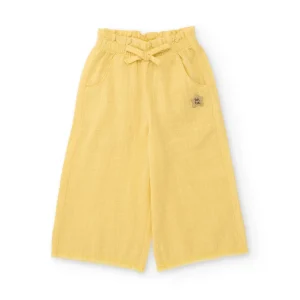 Pantalones de niña de plana y corte culotte