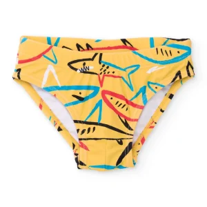 Bañador de niño de punto de estilo slip