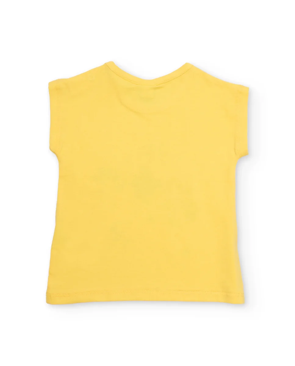 Camiseta de niña de punto con diseño estrellas de mar - Imagen 3