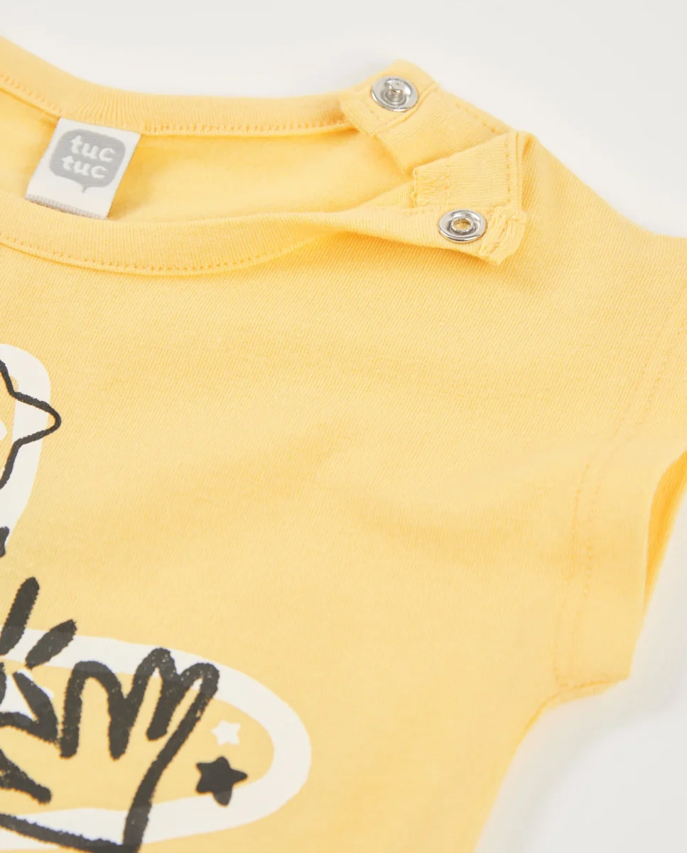 Camiseta de niña de punto con diseño estrellas de mar - Imagen 4