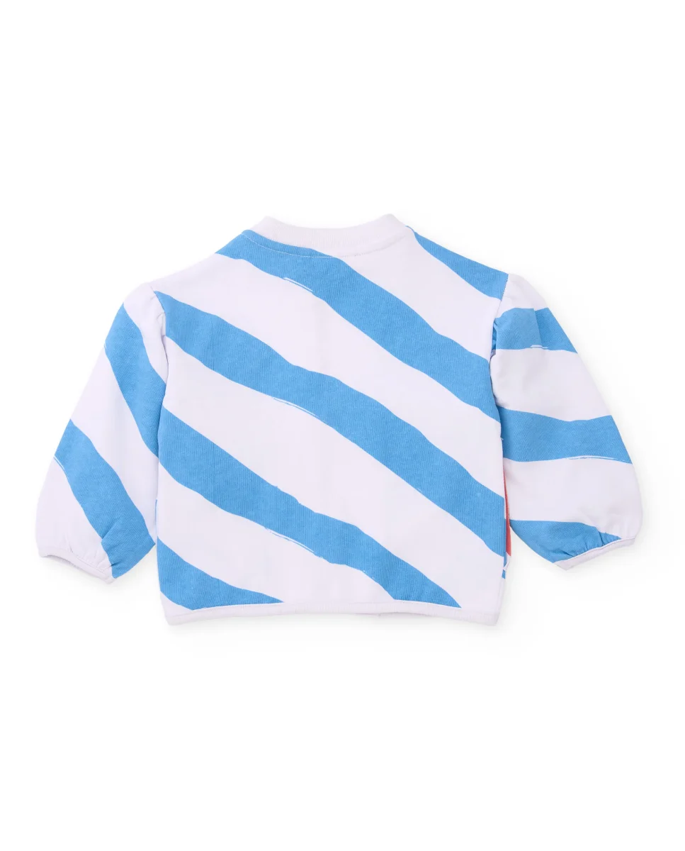 Sudadera de niña de punto y cierre de cremallera - Imagen 3