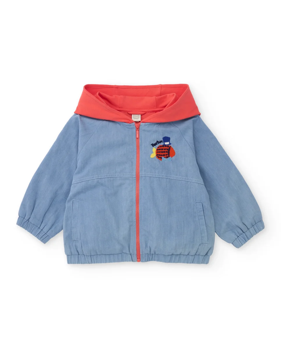 Chaqueta de niño de plana y denim suave - Imagen 3