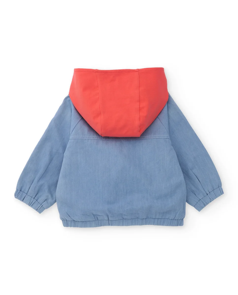 Chaqueta de niño de plana y denim suave - Imagen 4