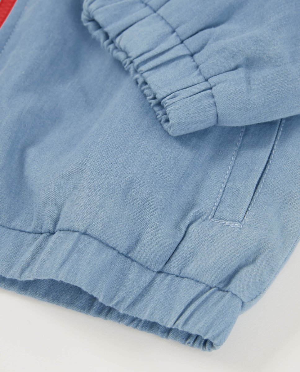 Chaqueta de niño de plana y denim suave - Imagen 6
