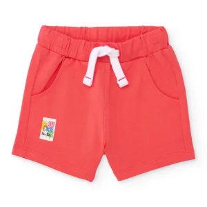 Bermuda de niño de punto con cordón ajustable