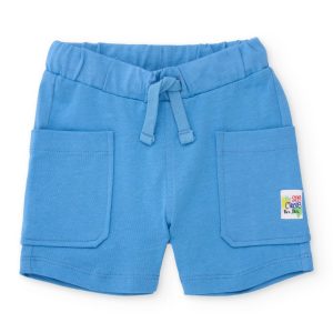 Bermuda de niño de punto con bolsillos delanteros