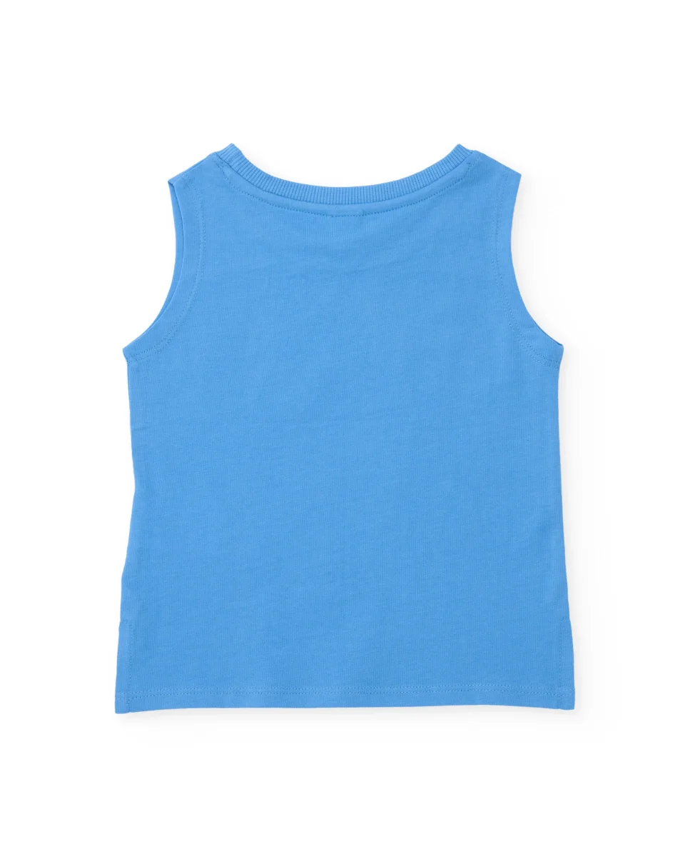 Camiseta de niño de punto con tirantes - Imagen 4