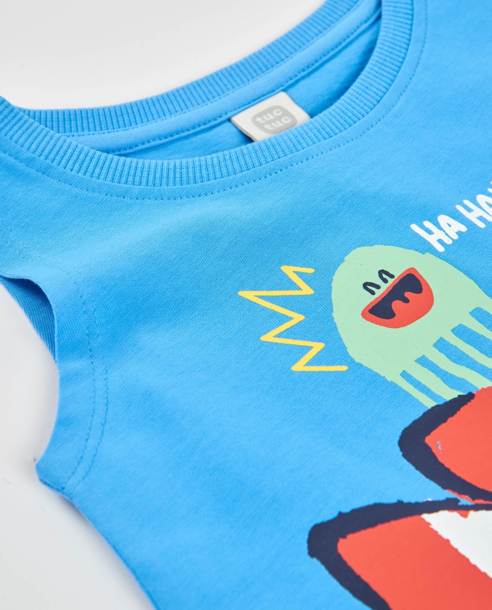 Camiseta de niño de punto con tirantes - Imagen 5
