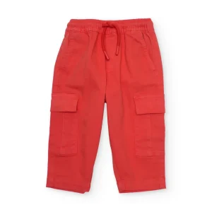 Pantalones de niño de plana y estilo cargo