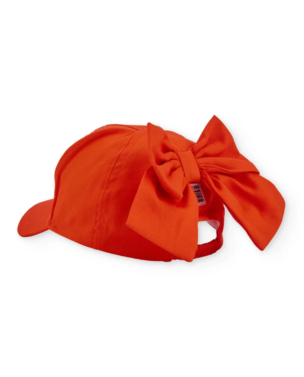 Gorra de niña de plana con corazón de lentejuelas - Imagen 3