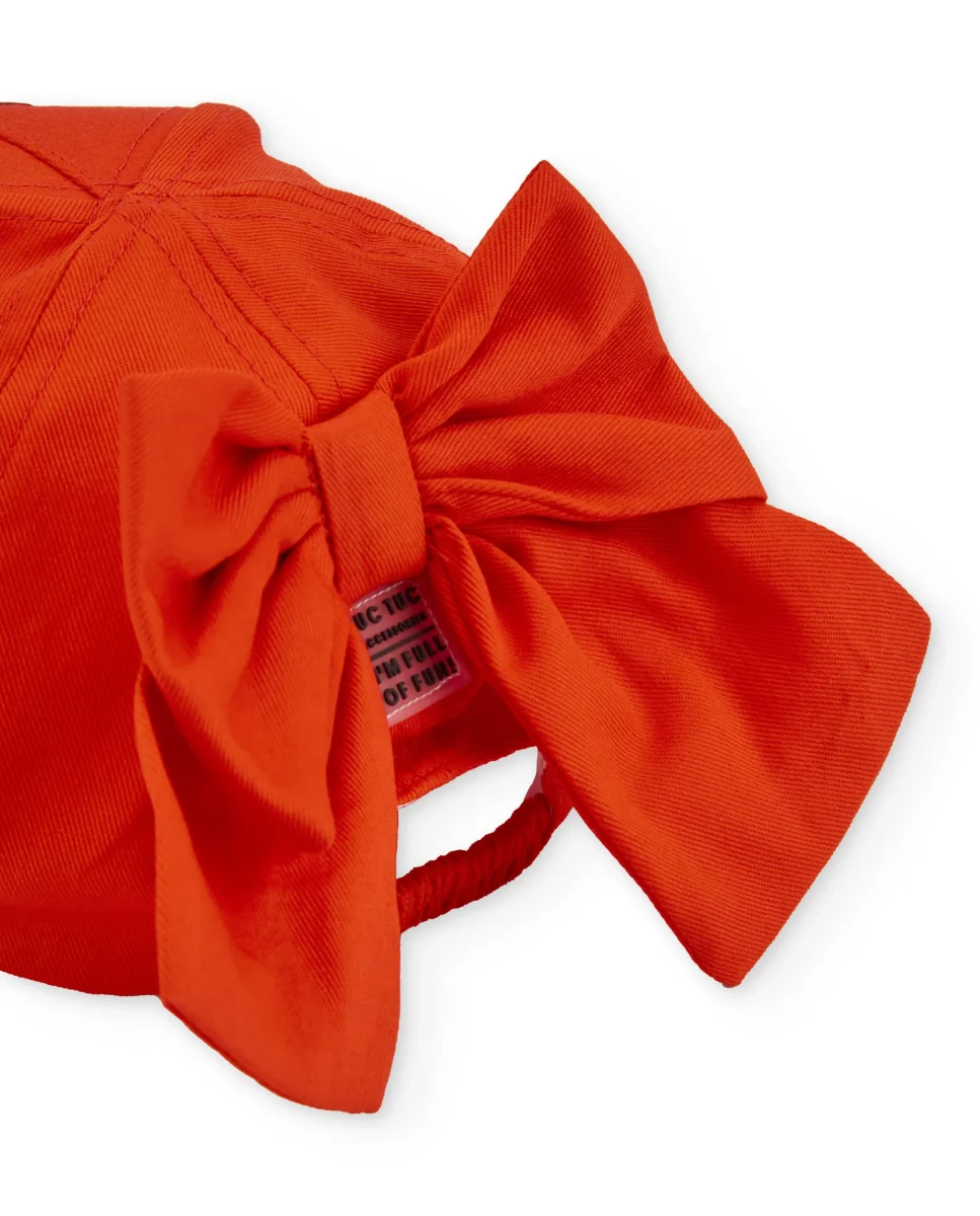 Gorra de niña de plana con corazón de lentejuelas - Imagen 5