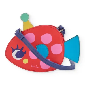 Bolso de niña de plana con diseño de pez