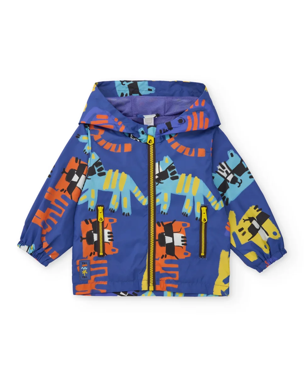 Chaqueta de niño de plana y estampado de animales - Imagen 3