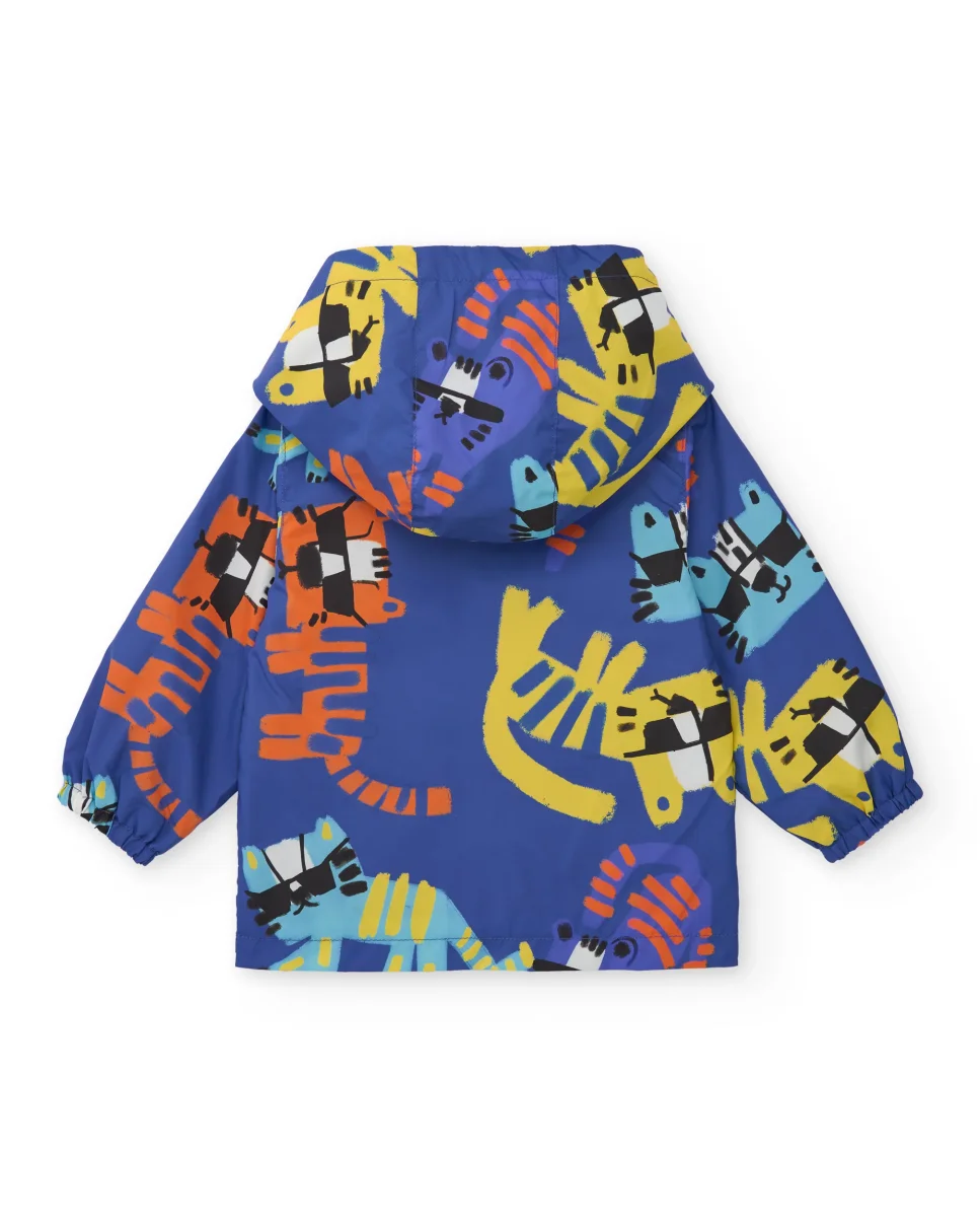 Chaqueta de niño de plana y estampado de animales - Imagen 4