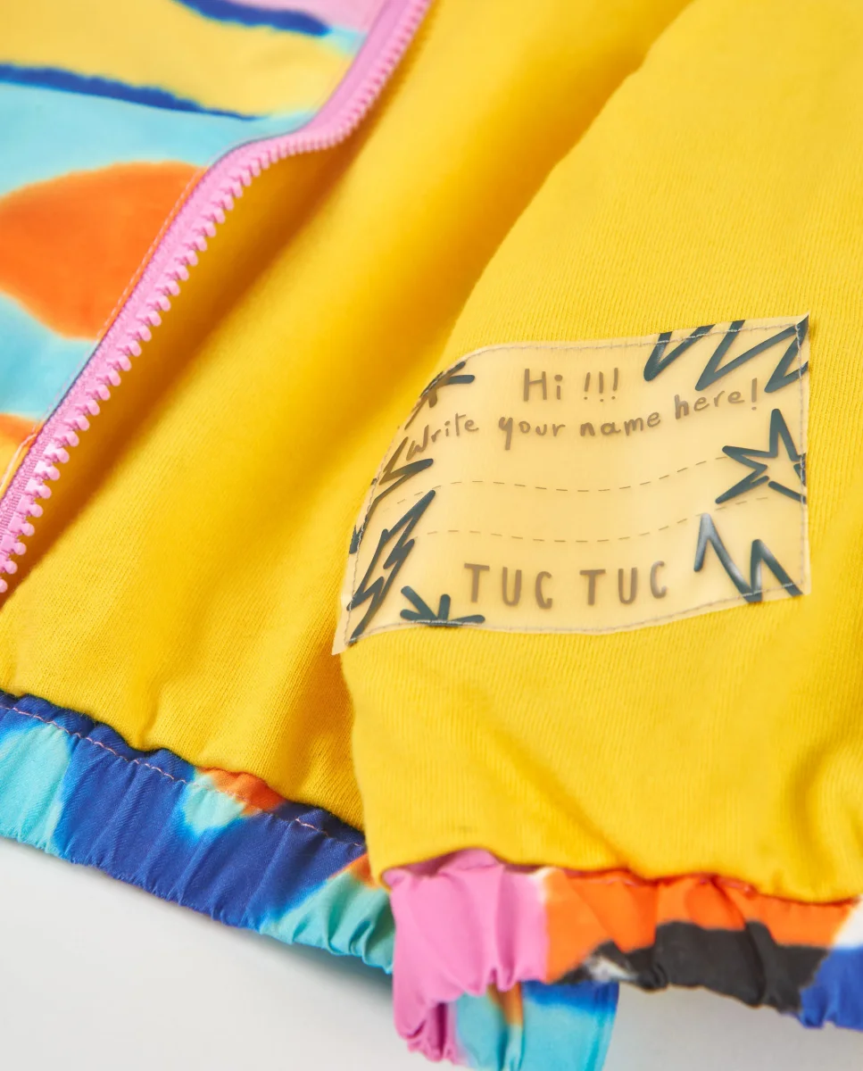 Chaqueta de niña de plana con diseño abstracto - Imagen 6