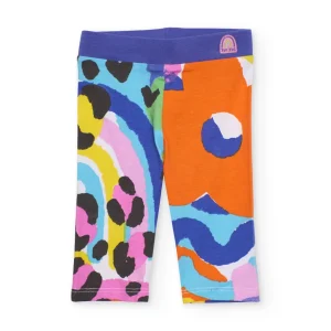 Leggings de niña de punto y elástico