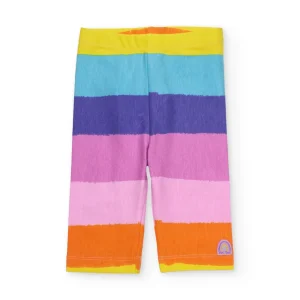 Leggings de niña de punto y tejido elástico