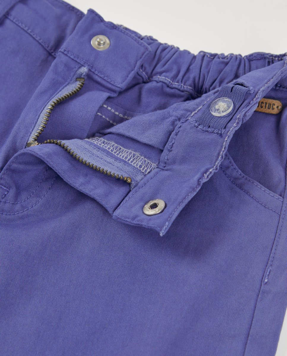 Pantalones de niño de plana y cintura ajustable - Imagen 4