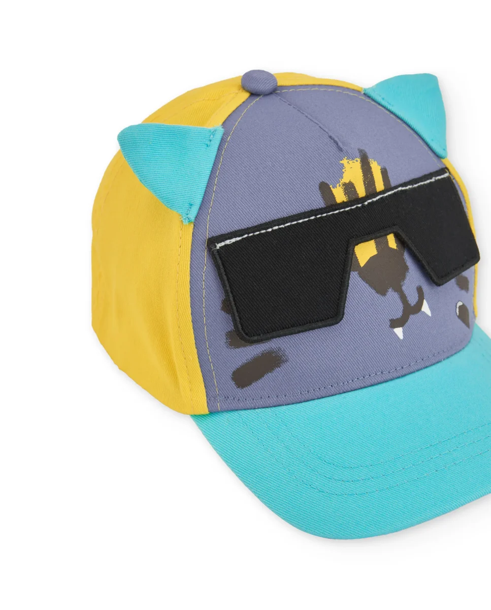 Gorra de niño de plana y gafas en relieve - Imagen 5