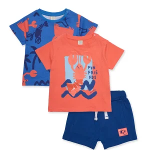 Conjunto de niño de punto de tres piezas