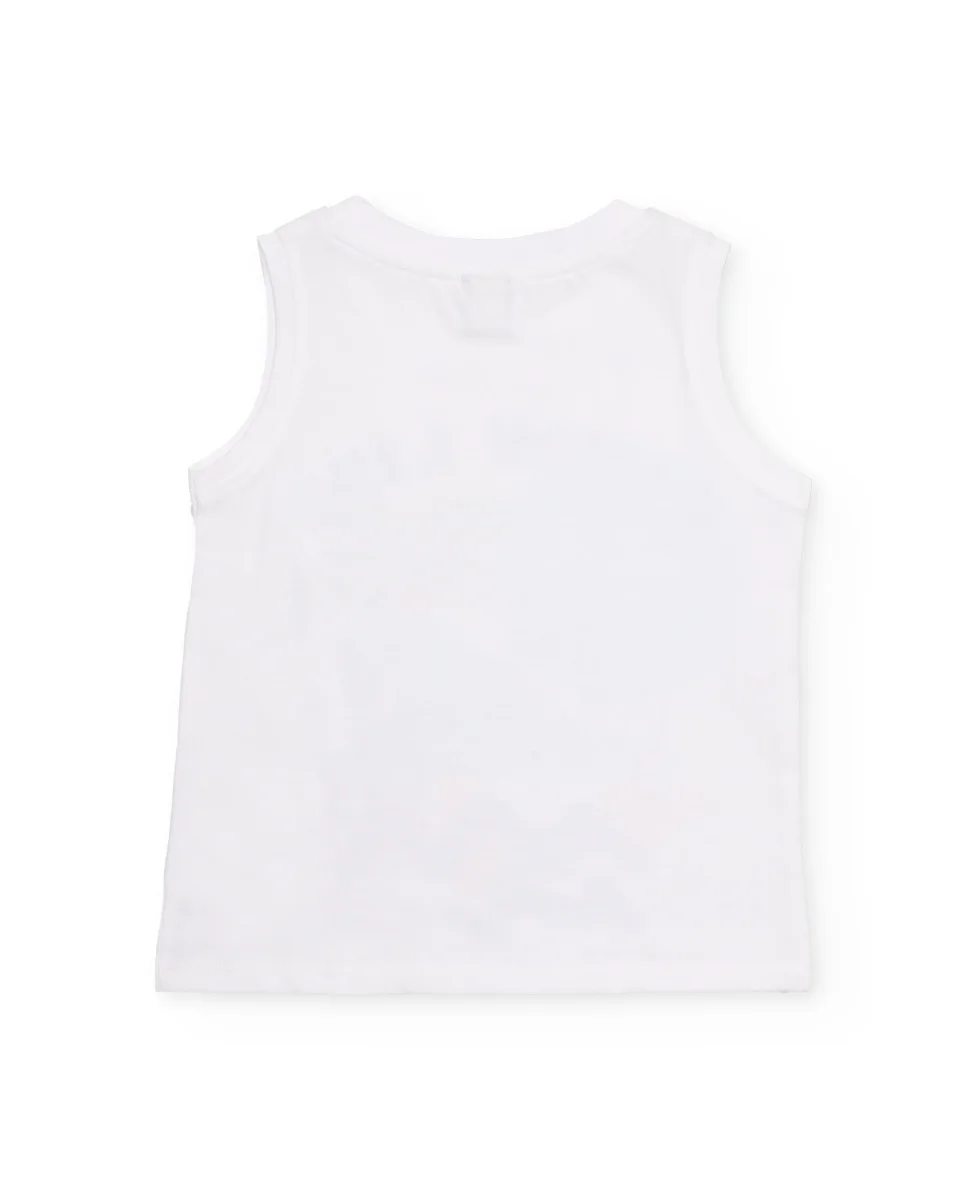 Camiseta de niño de punto y tirantes - Imagen 4
