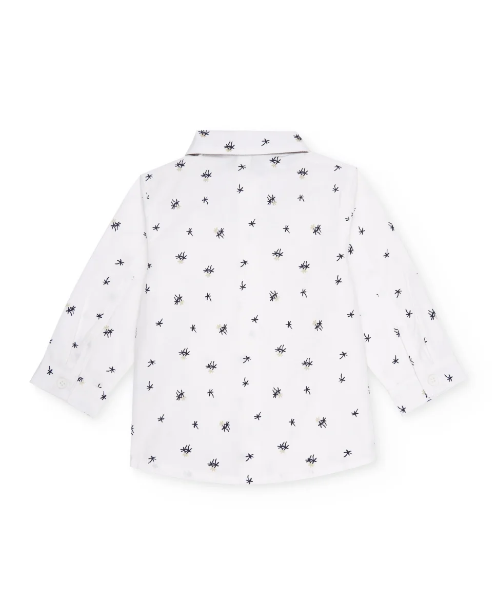 Camisa de niño de plana con pajarita desmontable - Imagen 3