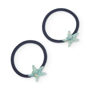 Coletero de niña de punto con estrella decorativa
