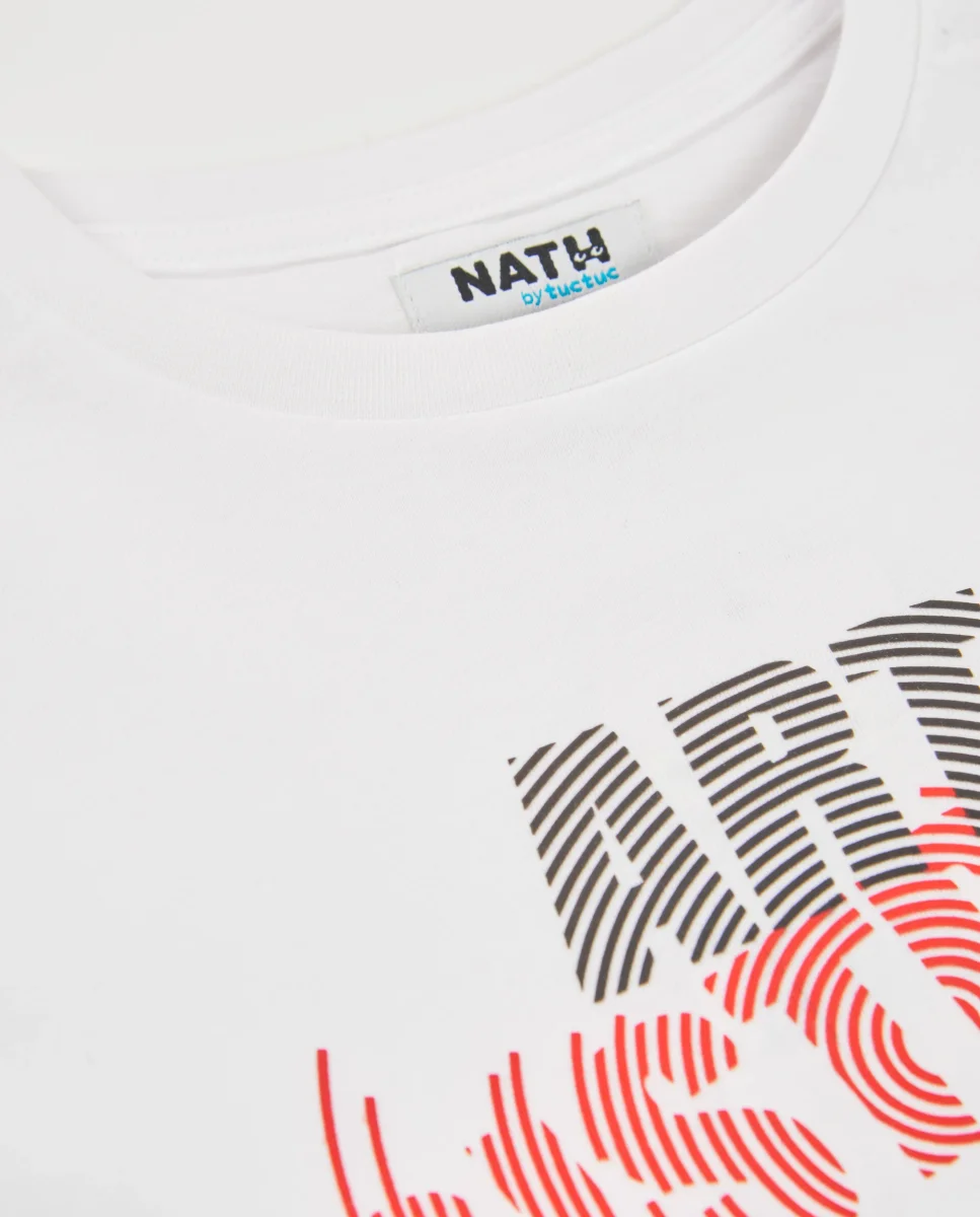 Camiseta de niño de punto con estampado frontal - Imagen 5