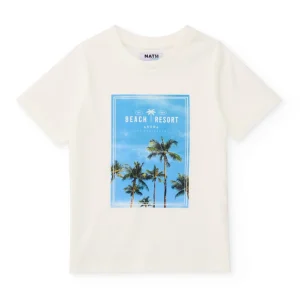 Camiseta de niño de punto con estampado fotográfico