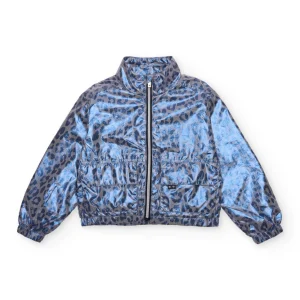 Chaqueta de niña de plana con diseño animal print